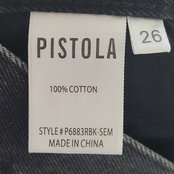 Charlie Washed Black High Rise Straight Jeans Size 26 NWT - Picture 13 of 13